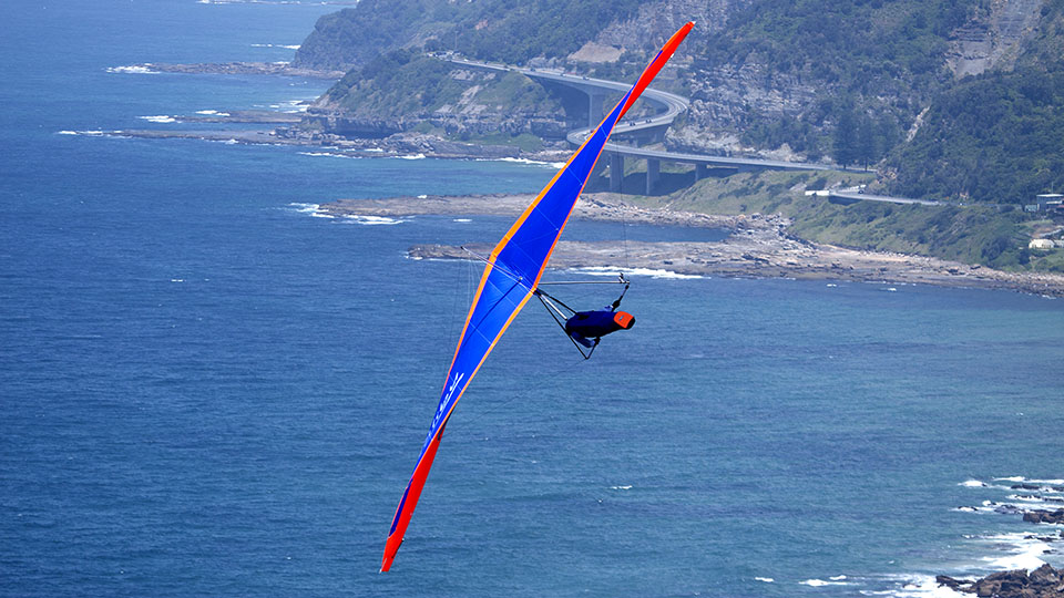 Hang Glider at Bald Hill, New South Wales, Australia