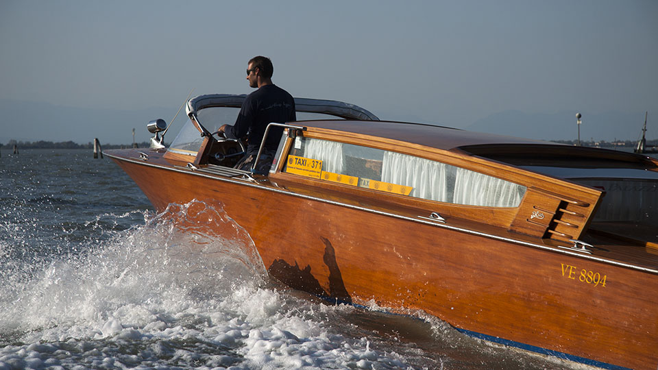 Motoscafi (Water Taxi) in Venice, Italy