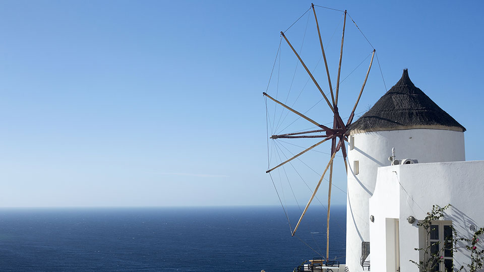 Santorini Windmill