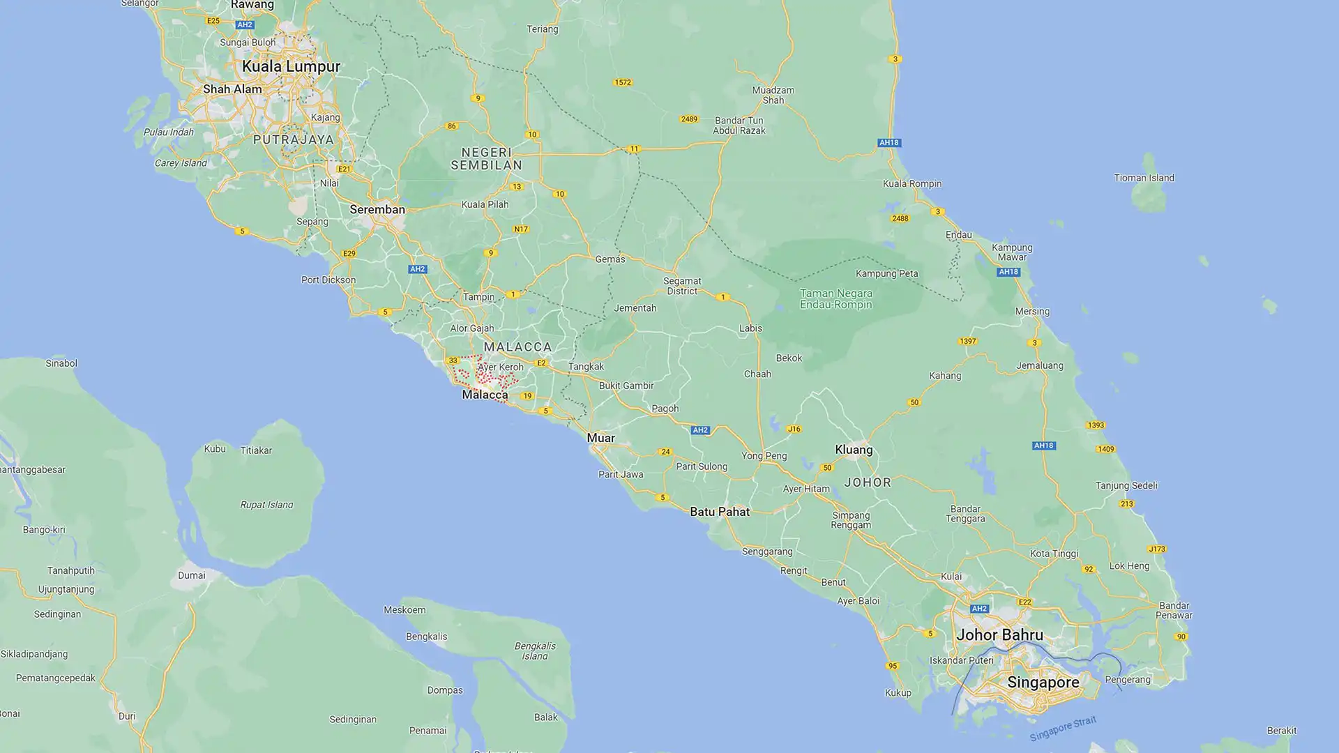 Malacca Map