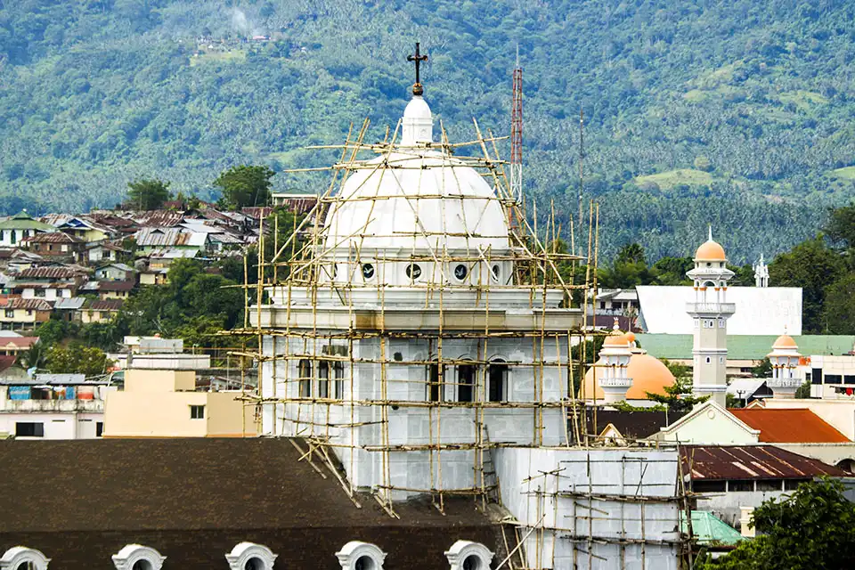 Manado Church and Mosque