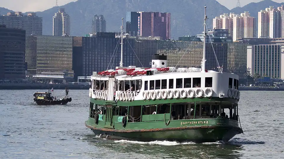 The Norther Star Ferry, part of the Star Ferry system in Hong Kong