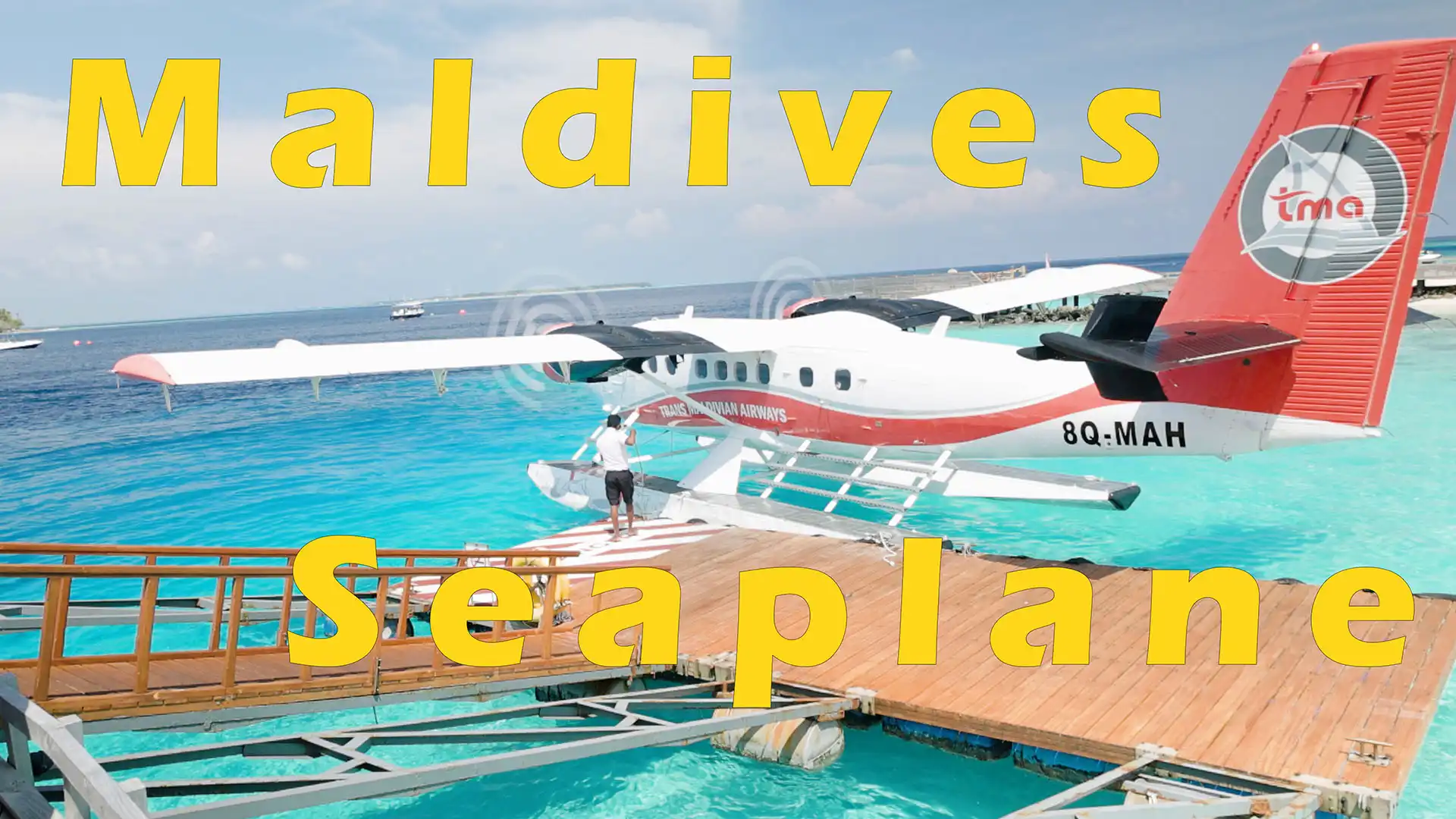 Seaplane in Maldives