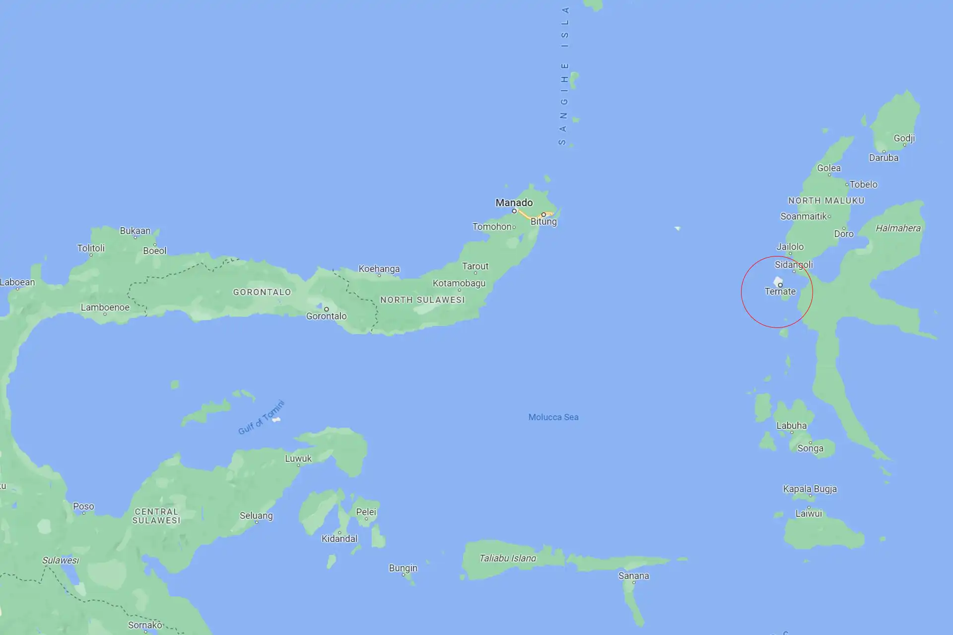 Ternate Map