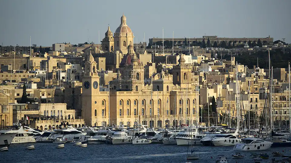 Valetta Harbour at Dusk